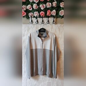 ADIDAS adiPure Men's 3/4 Zip Pullover Sweater